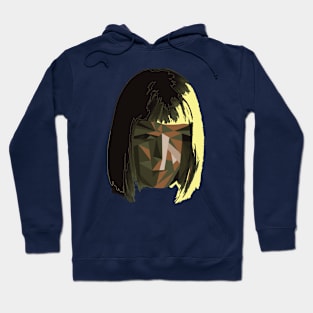 Abstract Face Hoodie